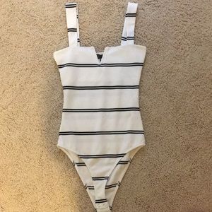 NWT!! Super cute ASOS striped body suit